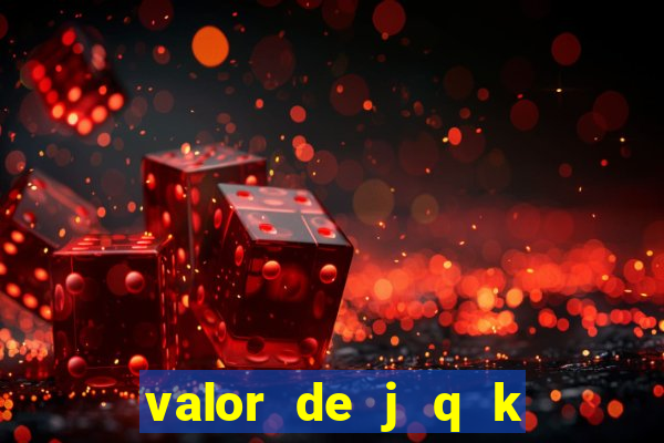 valor de j q k en blackjack